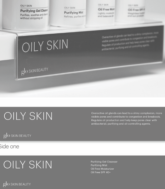 Complete Skincare Shelf Talker System
